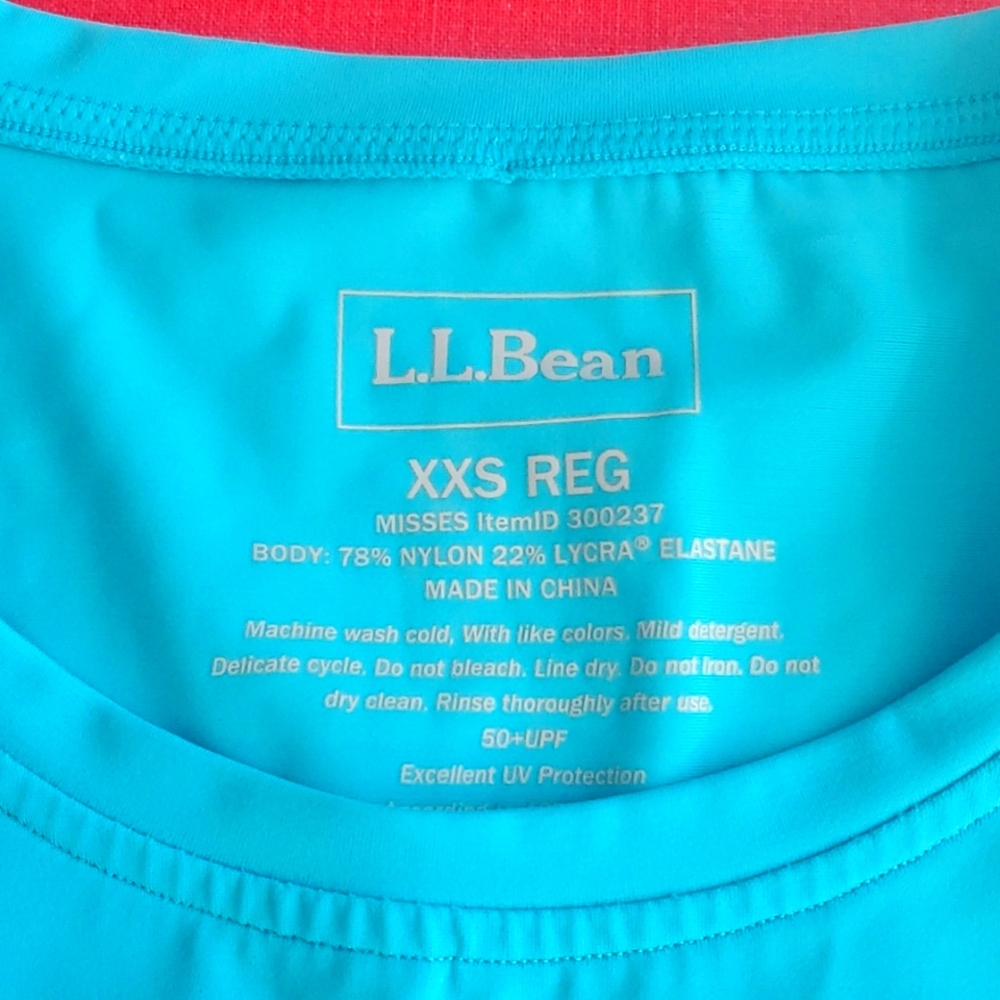 3/$25 L.L. Bean xxs 50spf long sleeve sun shirt